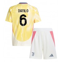 Maglie da calcio Juventus Danilo Luiz #6 Seconda Maglia Bambino 2024-25 Manica Corta (+ Pantaloni corti)